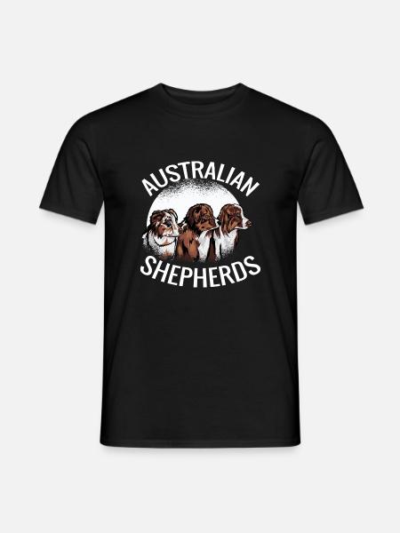 Propriétaire de chien de berger australien Amoureux des chiens - T-shirt homme - noir