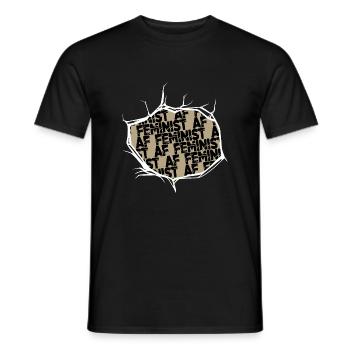 birthday female present idea woman black lives - Men's T-Shirt - black - Front - AI Model Male 178 light (178cm)