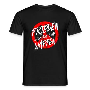 Frieden schaffen - Männer T-Shirt - Schwarz - Vorne - AI Model Male 178 light (178cm)