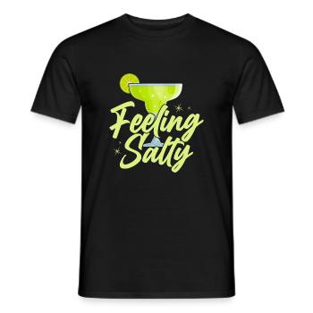 Feeling Salty Cinco De Mayo Margarita - Männer T-Shirt - Schwarz - Vorne - AI Model Male 178 light (178cm)