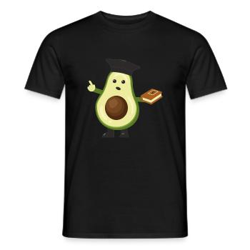 Avocado-Richter - Männer T-Shirt - Schwarz - Vorne - AI Model Male 178 light (178cm)