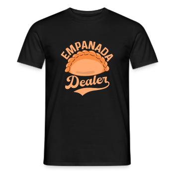 Empanada Dealer Latin Pastry Food Dessert - Men's T-Shirt - black - Front - AI Model Male 178 light (178cm)