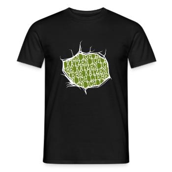 säugetier lieben weihnachten - Männer T-Shirt - Schwarz - Vorne - AI Model Male 178 light (178cm)