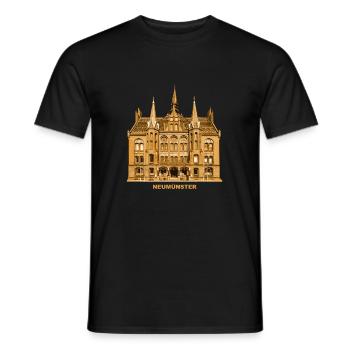 Hôtel de ville de Neumünster Ville du cheval Schleswig-Holstein - T-shirt homme - noir - Devant - AI Model Male 178 light (178cm)
