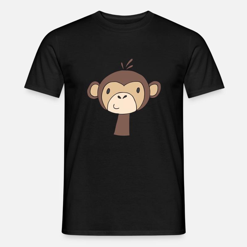 monkey funny - Men’s T-shirt - black