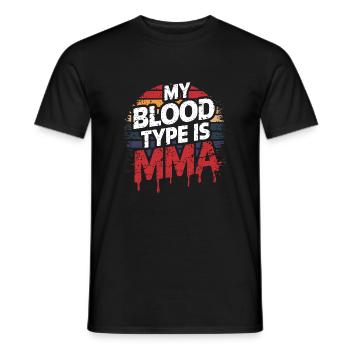 Pour les vrais passionnés de MMA - T-shirt homme - noir - Devant - AI Model Male 178 light (178cm)