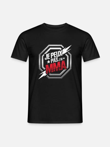 Je peux pas j'ai MMA - T-shirt homme - noir