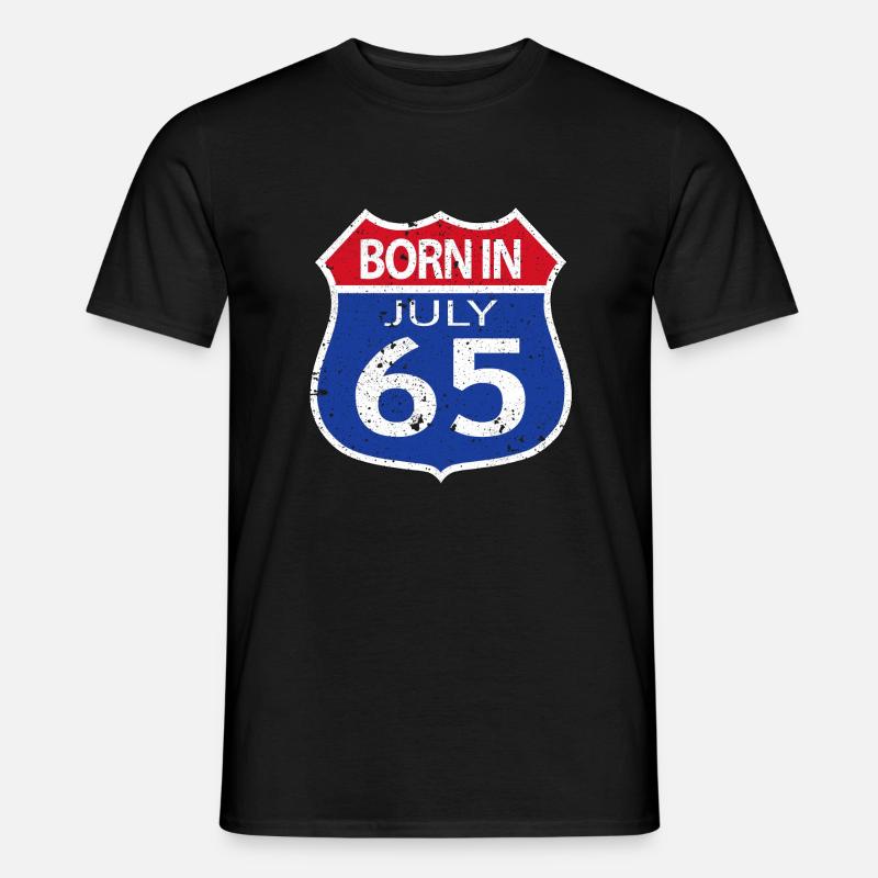 Geboren im Juli 1965 - Männer T-Shirt - Schwarz