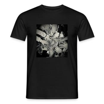 Tout entre nos mains - T-shirt homme - noir - Devant - AI Model Male 178 light (178cm)
