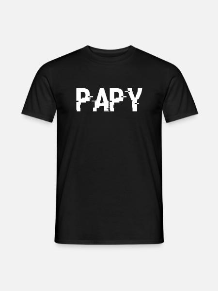 Futur Papy, Grand-père, Papi - T-shirt homme - noir