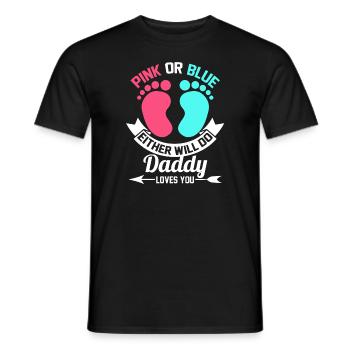 Montrer le genre de l’annonce du genre Reveal cadeau - T-shirt homme - noir - Devant - AI Model Male 178 light (178cm)