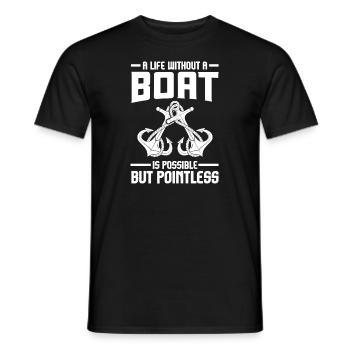 bateau bateau bateau bateau cadeau de bateau - T-shirt homme - noir - Devant - AI Model Male 178 light (178cm)