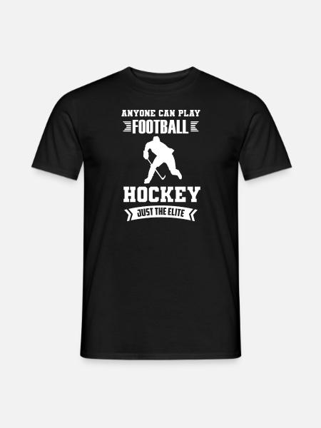 Hockey Sport Hockey Geschenk - T-shirt herr - svart