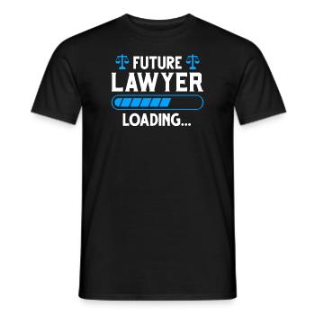 Lawyer Lawyer Lawyers Gift - Men's T-Shirt - black - Front - AI Model Male 178 light (178cm)