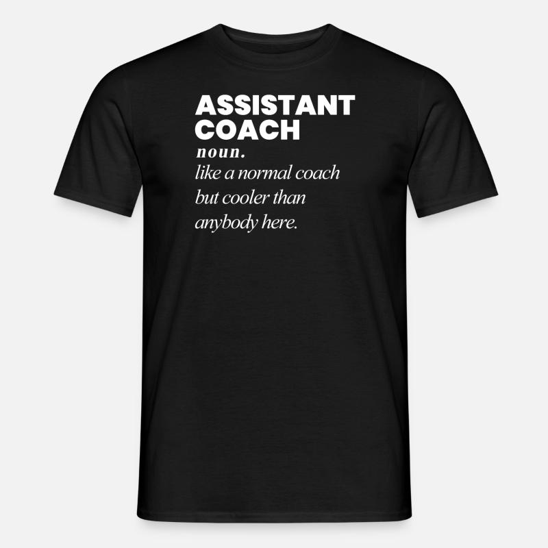 Assistenztrainer Coach Assistant Trainer - Men's T-Shirt - black
