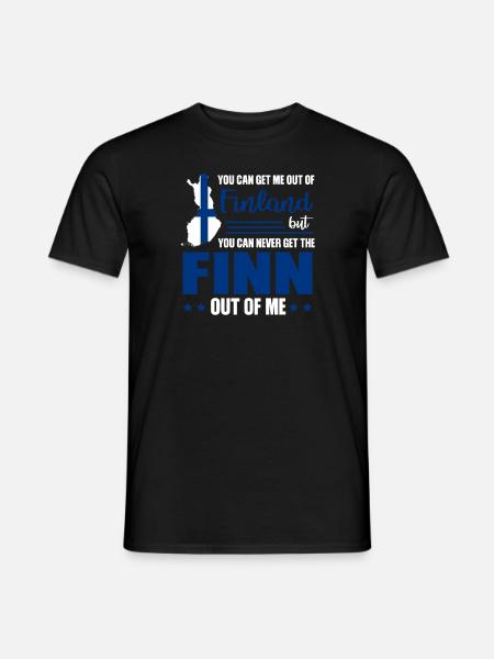 Finland Finnish Finnish Gift - Men's T-Shirt - black