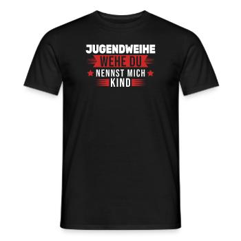 Jugendweihe Konfirmation Jugend Geschenk - Männer T-Shirt - Schwarz - Vorne - AI Model Male 178 light (178cm)