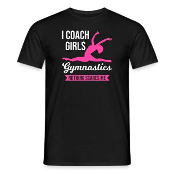 Gymnastique gymnastique cadeau - T-shirt homme - noir - Devant - AI Model Male 178 light (178cm)