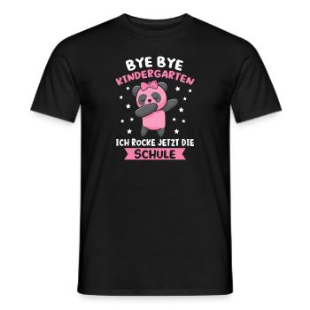 Schulanfang Schulkind Schulanfänger Geschenk - Männer T-Shirt - Schwarz - Vorne - AI Model Male 178 light (178cm)