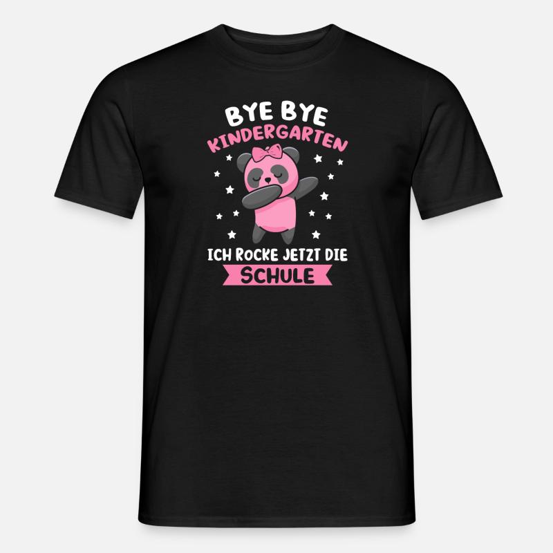 Schulanfang Schulkind Schulanfänger Geschenk - Männer T-Shirt - Schwarz