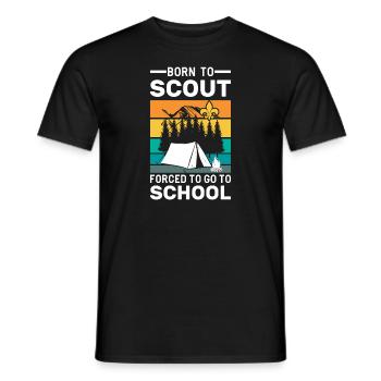 Scouting Scouts Gift - Men's T-Shirt - black - Front - AI Model Male 178 light (178cm)