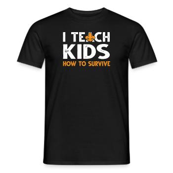 Scout Coach Scout Coach Geschenk - Männer T-Shirt - Schwarz - Vorne - AI Model Male 178 light (178cm)