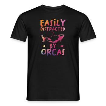 Orca Orca Geschenk - Männer T-Shirt - Schwarz - Vorne - AI Model Male 178 light (178cm)