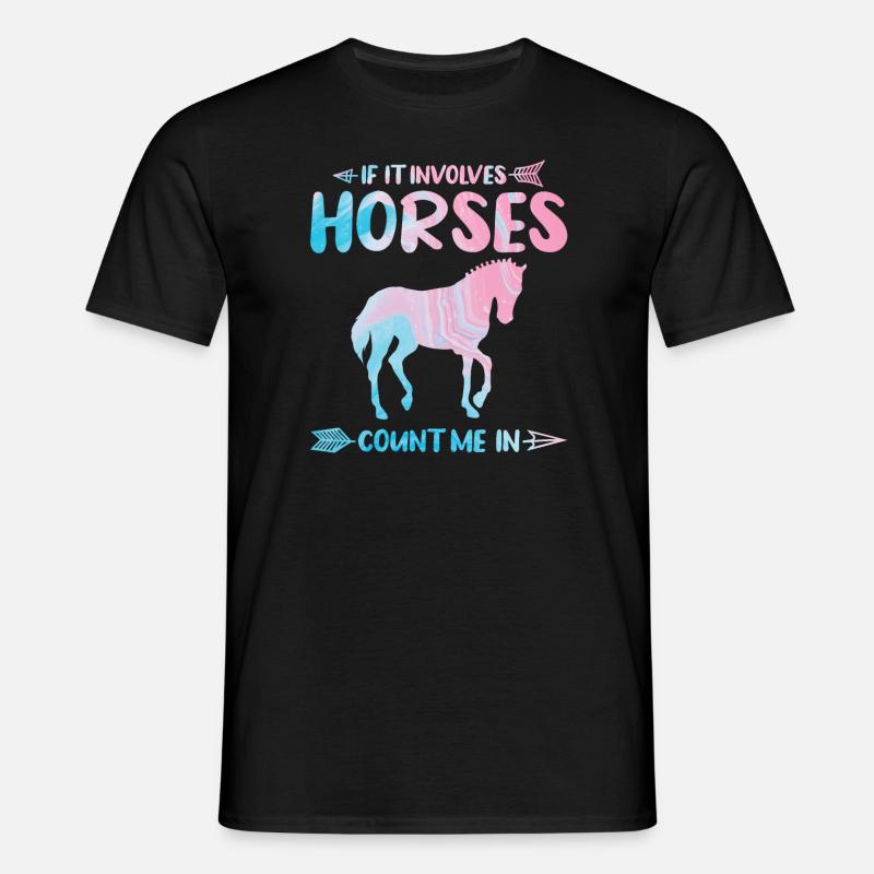 Heste Heste Gave - T-shirt til herrer - sort