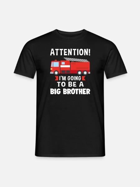 Big Brother palomies Big Brother lahja - Miesten T-paita - musta
