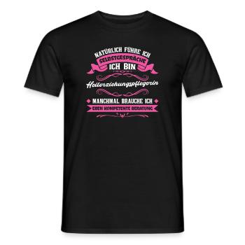 Heilerziehungspflegerin HEP Pflege - Männer T-Shirt - Schwarz - Vorne - AI Model Male 178 light (178cm)