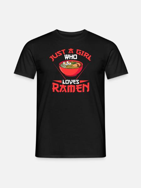 Ramen Girl Ramen Girl Cadeau - T-shirt homme - noir