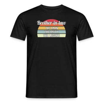 Schwager Schwager Geschenk - Männer T-Shirt - Schwarz - Vorne - AI Model Male 178 light (178cm)