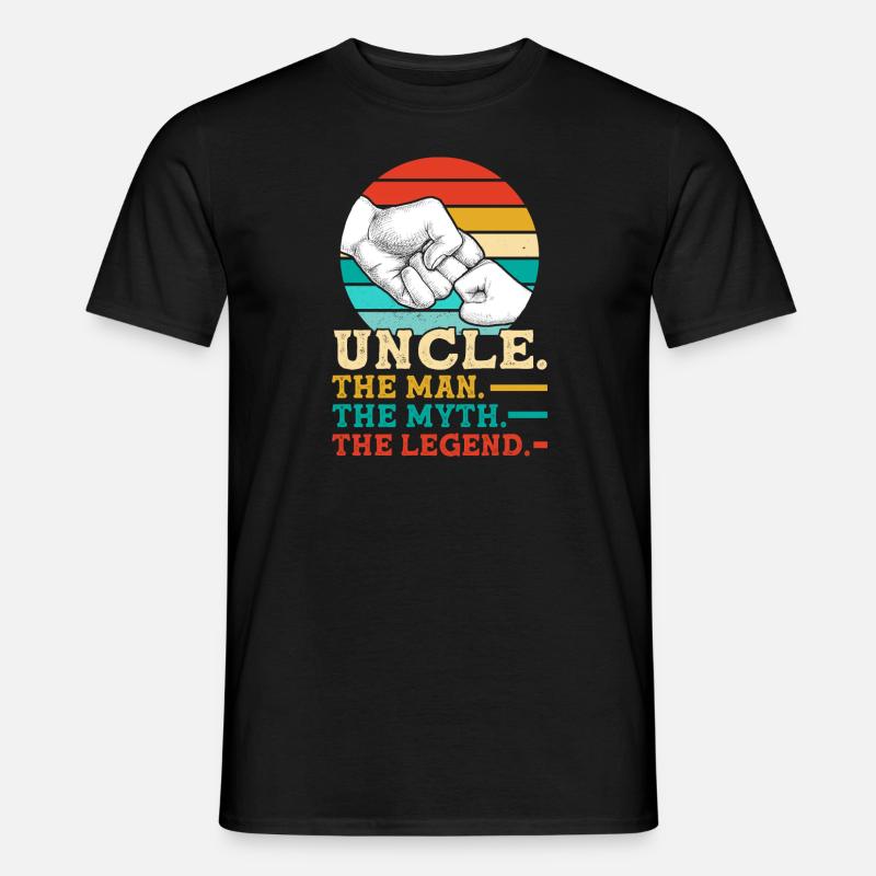 Uncle uncle gift - Men's T-Shirt - black