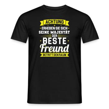 Bester Freund Partnerlook Freunde Geschenk - Männer T-Shirt - Schwarz - Vorne - AI Model Male 178 light (178cm)
