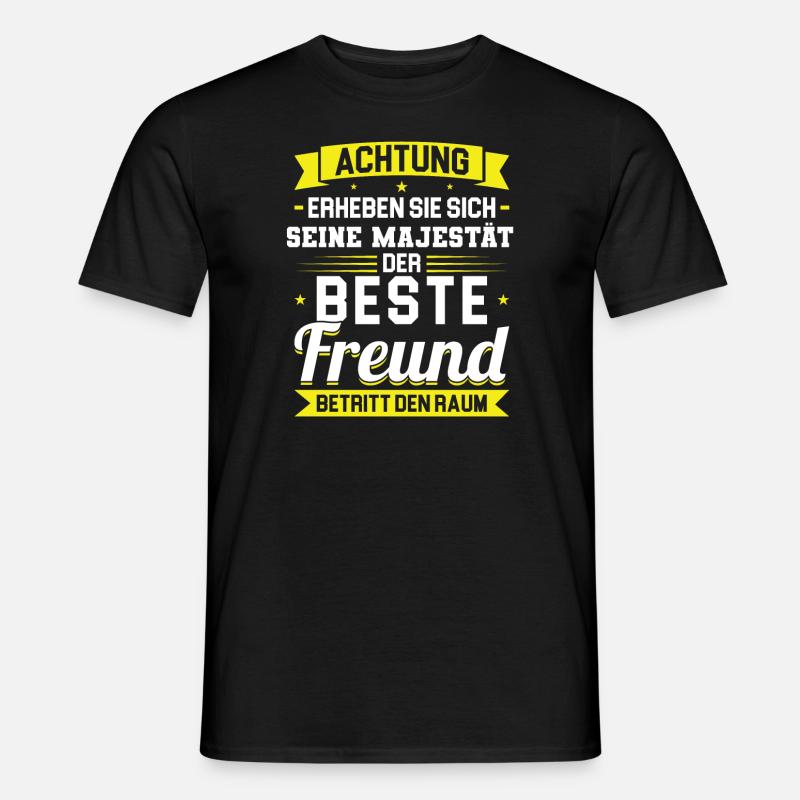 Bester Freund Partnerlook Freunde Geschenk - Männer T-Shirt - Schwarz