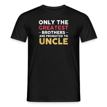 Uncle Uncle Gift - Men's T-Shirt - black - Front - AI Model Male 178 light (178cm)