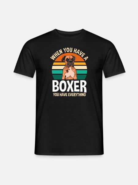 Boxer Boxer Gift - Men's T-Shirt - black