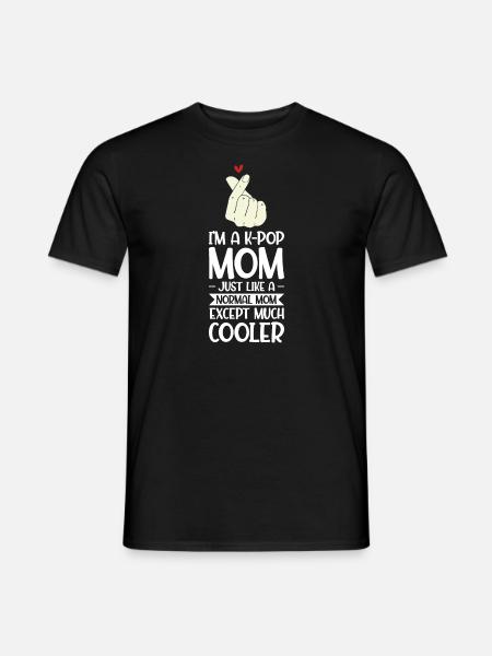 K-Pop Mom K-Pop Mom Geschenk - Mænd T-shirt - sort