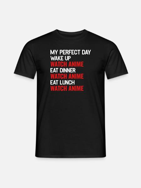 Anime Anime Merch Anime Merchandise Geschenk - Männer T-Shirt - Schwarz