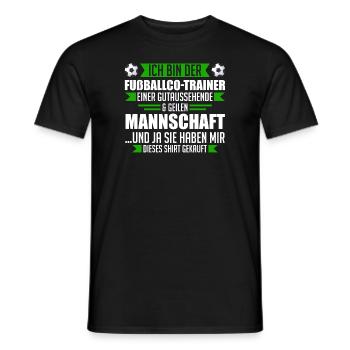 Fußball Co-Trainer Trainer Co-Trainer Geschenk - Männer T-Shirt - Schwarz - Vorne - AI Model Male 178 light (178cm)