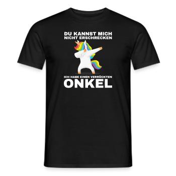 Nichte Onkel Nichten Geschenk - Männer T-Shirt - Schwarz - Vorne - AI Model Male 178 light (178cm)