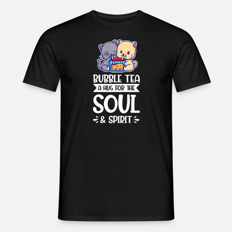 bubble tea Bubble Tea Merch Bubble Tea - Männer T-Shirt - Schwarz