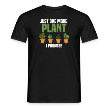 Pflanzen, Gartenarbeit, Pflanzen - Männer T-Shirt - Schwarz - Vorne - AI Model Male 178 light (178cm)