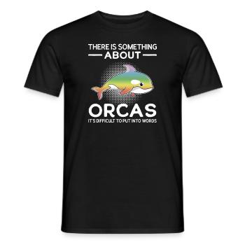 Orca Orca Tiergeschenk - Männer T-Shirt - Schwarz - Vorne - AI Model Male 178 light (178cm)