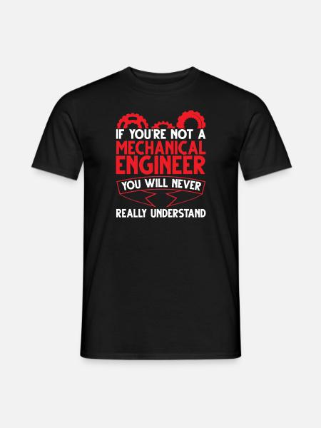 Mechanical Engineer Mechanic Workshop - Men's T-Shirt - black