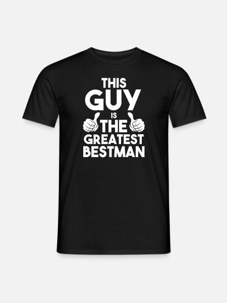 Best man Best man Gift - Men's T-Shirt - black