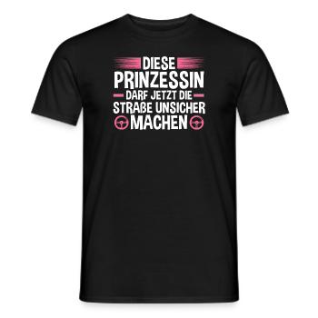 Führerschein Fahrschule Fahrschüler Geschenk - Männer T-Shirt - Schwarz - Vorne - AI Model Male 178 light (178cm)