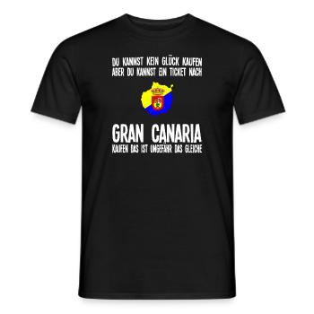 Gran Canaria Urlaub Reisen Geschenk - Männer T-Shirt - Schwarz - Vorne - AI Model Male 178 light (178cm)