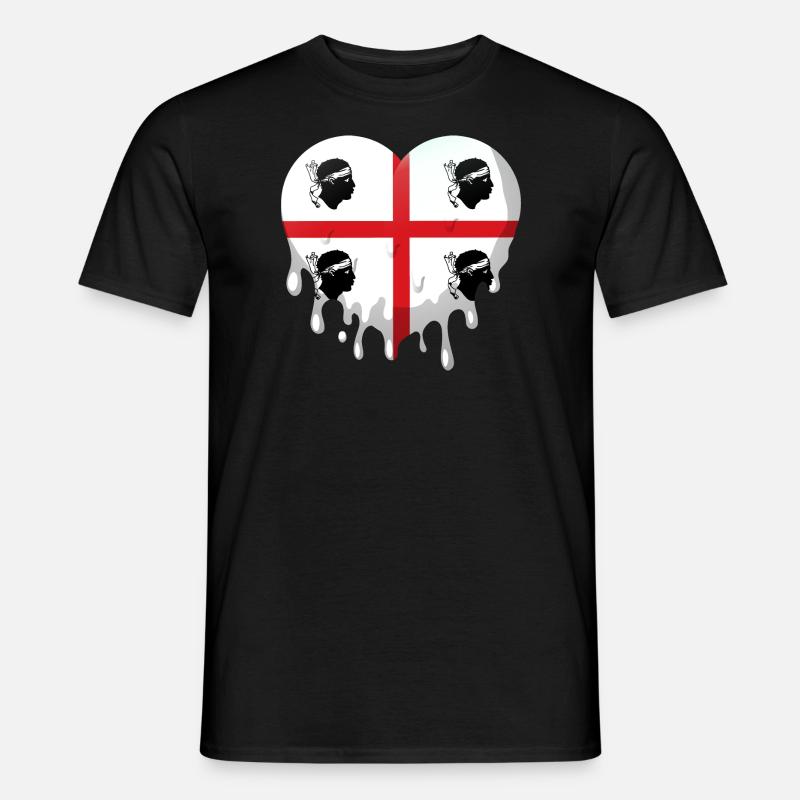 Sardaigne Drapeau Sarde Drapeau Sardegna Drapeau - T-shirt homme - noir