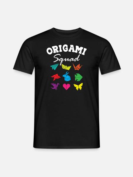 Origami Squad - Men's T-Shirt - black